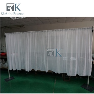 Kit de Tubos y Cortinas Ajustables, Soporte de Aluminio Resistente para Telón de Fondo de Boda, Decoración para Bodas - Product Image 3