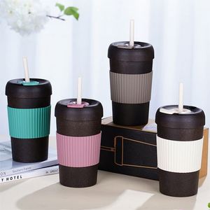 ถ้วยกาแฟเป็นมิตรต่อสิ่งแวดล้อมสำหรับเดินทางแก้วมักมีโลโก้ออกแบบได้ตามต้องการ - Product Image 6