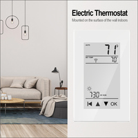 Termostat beyaz wifi yerden ısıtma programlanabilir termostatlar