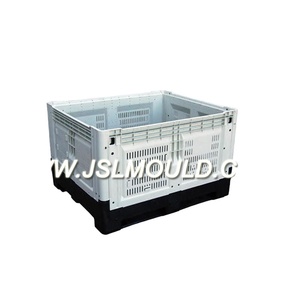 Chất lượng taizhou khuôn nhà máy tùy chỉnh tiêm nhiệm vụ nặng nề floding nhựa <span class=keywords><strong>Pallet</strong></span> Thùng khuôn - Product Image 1