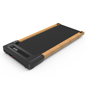 Tapis de course pliable <span class=keywords><strong>en</strong></span> <span class=keywords><strong>bois</strong></span> 2,5 CV avec écran LED, tapis de marche électrique sous le bureau, équipement d'exercice motorisé 6 km/h pour la maison - Product Image 1