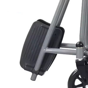 Silla de ruedas manual plegable de gran oferta con función reclinable portátil de respaldo alto para fisioterapia - Product Image 4