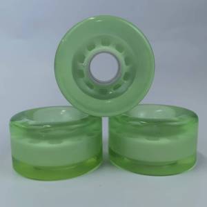 YSMLE Offre Spéciale Vert Roller Blade <span class=keywords><strong>Chaise</strong></span> De Bureau Roulette PU Roues 65MM - Product Image 5