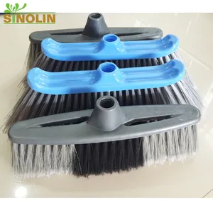 Дешевая пластиковая метла с красочной мягкой нитью для уборки дома, изготовленные на заводе автоматической машины в Китае