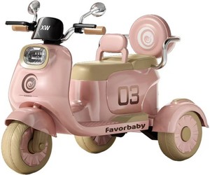 Los Mejores Coches Montables, Scooter <span class=keywords><strong>Vespa</strong></span>, Coche Montable con Batería de 6V - Triciclo Eléctrico para Niños - Product Image 4