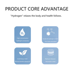 Generador de Agua Rica en Hidrógeno Frío de 3000PPB, Hervidor con Electrolisis PEM, Ionizador Antienvejecimiento, Máquina Concentradora de Hidrógeno Doméstica Milagrosa - Product Image 2