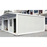 Conteneur amovible de luxe moderne personnalisé de 20 pieds, tente d'entrepôt de pré-entrepôt, stockage industriel en promotion