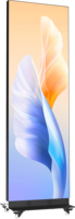 Écran LED portable et pliable GOB P1.86 P1.25 P1.53 P2 P2.5 – Affichage numérique mobile pour intérieur, bannière, mur vidéo, totem, support publicitaire