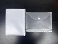Sac à documents extensible translucide, mm, format A4 PP, 11 trous, dossier enveloppe pour dossiers