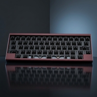 Clavier mécanique personnalisé en laiton et alliage d'aluminium, usinage CNC, polissage, base multicolore pour usinage et 3D