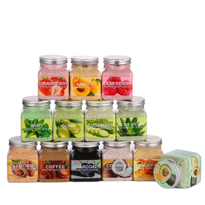 Crema <span class=keywords><strong>Corpo</strong></span> Naturale e Biologica Serene&Soak 500ml con Sale, Caffè, Perle e Profumo Fruttato, Esfolia la Pelle di Gallina, Illumina, Ammorbidisce e Dona Luminosità - Product Image 1