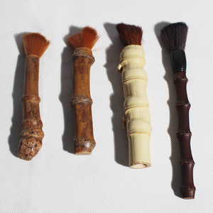 Cepillos de raíz de bambú, artesanía en la elaboración de látigos de bambú, cepillos para teteras, cepillos de raíz de bambú para la ceremonia del té, accesorios para el juego del té Kung Fu. - Product Image 2