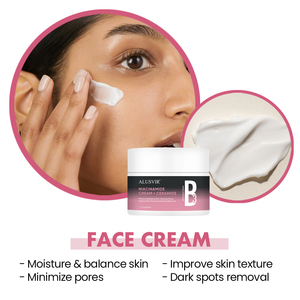 Marque privée Niacinamide B3 Hydratant pour le visage Produits de blanchiment de la peau Crème et lotion éclaircissantes pour le visage - Product Image 4