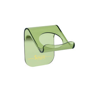 ที่วางมีดโกนติดผนังแบบเรียบง่ายสีเขียวโปร่งใสทนทานชั้นวางของในห้องน้ำสำหรับเครื่องโกนหนวดไฟฟ้า - Product Image 1