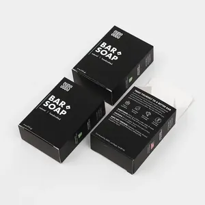 Tái Chế Sang Trọng Màu Đen Hộp Nến Và Jar Bao Bì Biểu Tượng Tùy Chỉnh In Ấn Kraft Giấy Màu Nâu Hộp Các Tông Với Chèn Cho Xà Phòng - Product Image 6