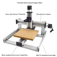 BulkMan3D Vente flash Kit mécanique de machine CNC OpenBuilds C-Beam Kit de cadre C-Beam de bureau DIY avec moteur pas à pas Nema23 de 175 Oz*in