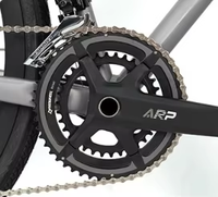 Vélo de route entièrement en carbone 700C 2x12 vitesses 24 changements électroniques sans fil Roues en carbone de 50 mm Vélo de course de 9,2 kg