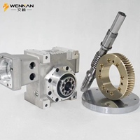 Réducteur à vis sans fin à double entraînement de fabrication chinoise, boîte de vitesses à angle droit de haute précision 1 arcmine