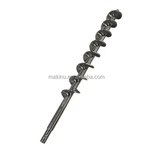 Good quality CNC machined or weld stainless steel auger conveyor shaft in small diameter 3mm