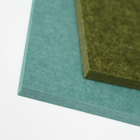 Multifunctionele polyester akoestische panelen plafond akoestisch paneel voor plafonds gratis monster Oeko-Tex 100