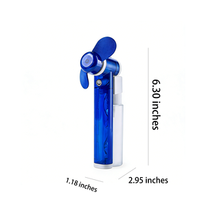 Ventilateur brumisateur portatif mini avec pales en mousse et bouteille d'<span class=keywords><strong>eau</strong></span> amovible, alimenté par piles sèches, jouet pour enfants - Product Image 3