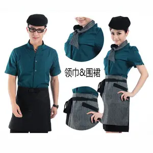 Best selling waiter and waitress uniforms for restaurant With Good Service