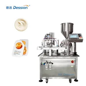 Automatic Plastic Cup Cosmetic Face Cream Filling And Sealing Machine Skin Care Products Packing Machine