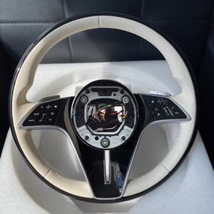 Volante de coche para <span class=keywords><strong>Mercedes</strong></span> <span class=keywords><strong>Benz</strong></span> <span class=keywords><strong>Maybach</strong></span> W167 W177 W190 W204 W205 W206 W213 W217 W222 a B C E S G V clase Cls Glc Gle Gls - Product Image 1