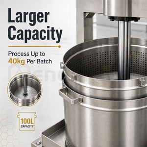 Prensa Hidráulica Eléctrica para Cera de Abeja, 100L, 40kg/Lote, Máquina Extractora de Cera para Apicultura - Product Image 2