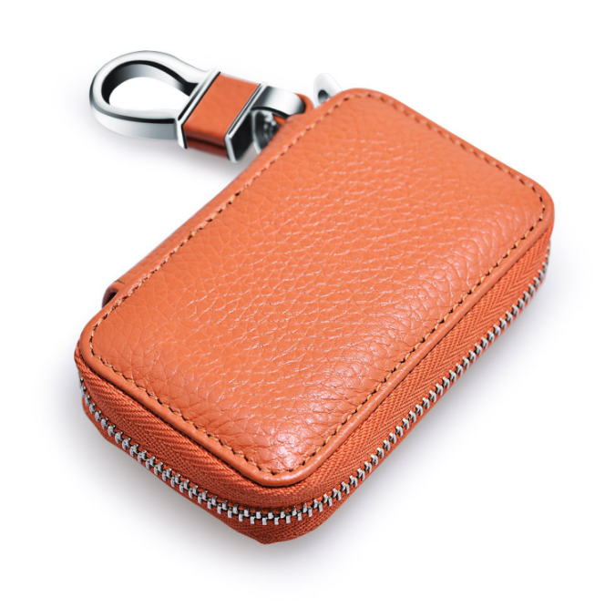 Genuine Leather Car Smart Keychain Holder - KDK Model KDK-Leather Keychain | ajfpt.com