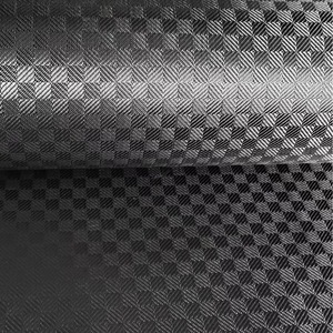 Tela de Fibra de Carbono 3k 280gsm con Patrón a Cuadros Bidireccional para Decoración Automotriz - Product Image 4