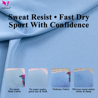 Camiseta de Ciclismo, Golf y Yoga de Poliéster Transpirable, Elástica, Anti-UV, Fresca y sin Sudor, Tejido de Punto por Trama