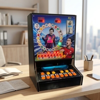 Machine d'arcade à monnayeur avec cabinet en bois, console de jeu Mario classique, directement de l'usine