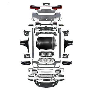 宝马7系车身套件g11 g12转换m套件2016 2020年前后保险杠前灯尾灯发动机罩挡泥板的汽车保险杠
