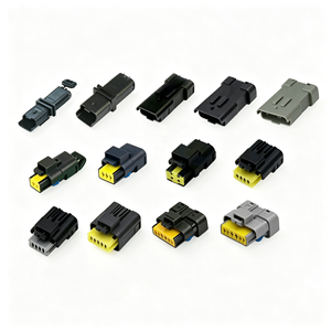 Connecteur automobile étanche mâle et femelle 1.5 <span class=keywords><strong>2</strong></span>.8mm <span class=keywords><strong>2</strong></span> 3 4 5 6 broches, faisceau de câbles, prise, connecteur de borne électrique - Product Image 1