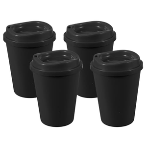 แก้วกระดาษคราฟท์พิมพ์โลโก้ตามสั่ง MOQ ต่ำ ขนาด 8oz/12oz/16oz แก้วกาแฟแบบใช้แล้วทิ้งสำหรับร้านชาและร้านกาแฟ - Product Image 1