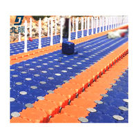 Cubes de quai de jet ski/pont de ponton modulaire/plate-forme de quai flottant en plastique