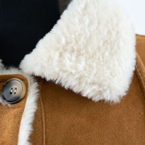 Manteau en daim pour femmes, vente en gros, doux, élégant, vêtements courts, vestes, <span class=keywords><strong>trench</strong></span>-coat en faux daim pour streetwear - Product Image 6