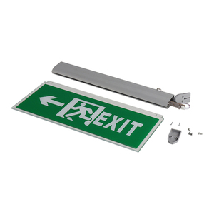 Acrylic khẩn cấp an toàn ánh sáng qua biên giới sơ tán treo lối ra dấu hiệu dẫn bóng đèn cho cắm trại vật liệu nhựa - Product Image 2