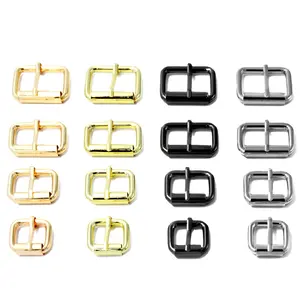 Fashionable Metal Roller Buckle Bag Belt Straps Accessory Lock Pin Clip Square Handbag Hardware Buckle For Leather Fitting TZ48