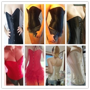 Corsets et Bustiers <span class=keywords><strong>Sexy</strong></span> pour Femmes en Satin, Bustier Brocart à Baleines, Corselet Steampunk Gothique, Fajas, Corsets Amincissants pour la Taille, Hauts Corsets - Product Image 3