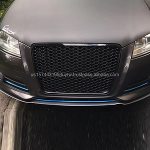 Nueva Parrilla de Panal ABS de Alto Brillo, Marca PNB, para Audi A3 S3 8P.5 2008-2012, Malla Negra, Fácil Instalación, Alta Calidad - Product Image 2