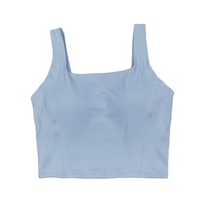 Expédition directe depuis les États-Unis – Veste de yoga tendance RTS GT1054 pour femme, collection été 2026, bleu ciel, qualité supérieure, pour le sport et la gym, faible MOQ - Product Image 1