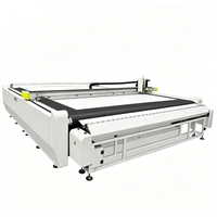 Máquina de corte de tela automática Honki Bright XY HB-ZD3560 con cinta transportadora, anidamiento inteligente por IA, 3.5m*6m, 11KW para persianas romanas