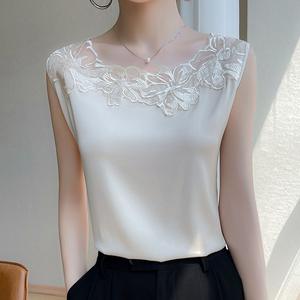 Canotta da Donna Versatile con Scollo Rotondo e Inserti in Rete, Nuova Collezione Estiva 2026 - Vendita all'Ingrosso per Boutique - Product Image 1