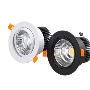 Focos de luz LED de techo COB ajustables de ángulo <span class=keywords><strong>regulable</strong></span> con luz empotrada moderna 5W 7W 9W para interiores con rotación en el AC85-265V - Product Image 1