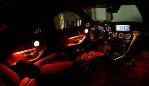 Xe AC Vent Outlet điều hòa không khí tuabin không khí Vent ánh sáng môi trường xung quanh cho Mercedes Benz C <span class=keywords><strong>Class</strong></span> W205 - Product Image 3