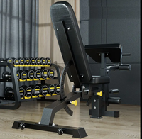 Banc d'exercices multifonctionnel réglable pour la salle de sport et la maison, vente en gros, banc d'exercices plat, incliné, décliné