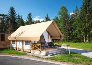 Casa de Glamping de Madera Resistente con Techo a Dos Aguas Extendido de 5*7m para 2 Personas, Ideal para Acampar al Aire Libre en <span class=keywords><strong>el</strong></span> Desierto - Product Image 2
