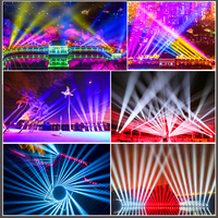 Marslite Beam 380 IP65 Projecteur de Scène à Tête Mobile 380W pour Extérieur, Lumière LED Beam à Tête Mobile pour DJ, Discothèque, Concert